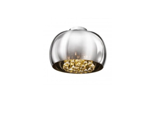 Lampa sufitowa / plafon BURN chrom / kryształ AZ0699 Azzardo