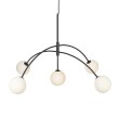 Lampa wisząca HEAVEN 5L Czarny/Biały 107560 Markslojd