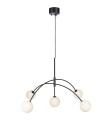 Lampa wisząca HEAVEN 5L Czarny/Biały 107560 Markslojd