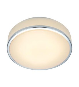 GLOBAL Plafon 28cm Led Chrom/Biały 105960 Markslojd