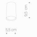 SPOT TUBA EYE S 9,5CM MOSIĄDZ 8911 Nowodvorski