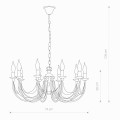 LAMPA WISZĄCA ARES X 206 Nowodvorski