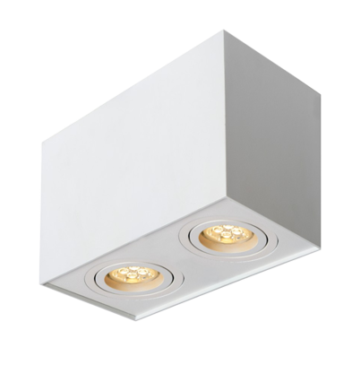 Spot tuba halogenowa LED podwójna biała ruchoma