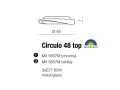 Lampa sufitowa / Plafon CIRCULO 48 TOP chrom AZ0982 Azzardo