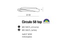 Lampa sufitowa / Plafon CIRCULO 58 TOP chrom AZ0984 Azzardo