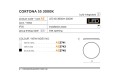 Lampa sufitowa / Plafon CORTONA 55 czarny AZ2744 Azzardo