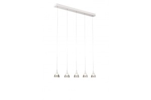 Lampa wisząca DALMATIA 5 biała AZ2848 Azzardo
