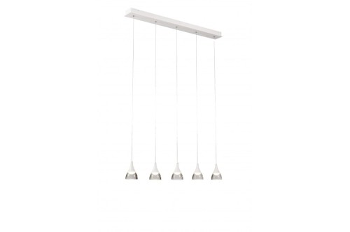 Lampa wisząca DALMATIA 5 biała AZ2848 Azzardo