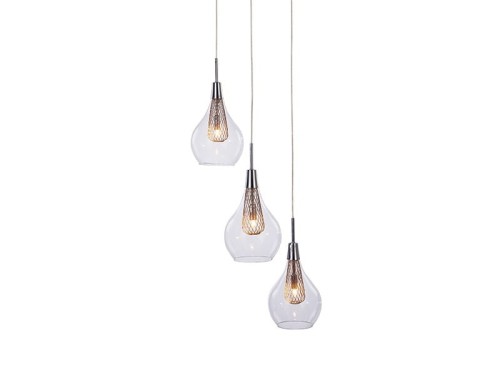 Lampa wisząca ELEKTRA 3 chrom AZ1688 Azzardo