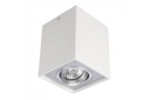 Lampa wewnętrzna / natynkowa ELOY 1 biały / aluminium AZ0872 Azzardo