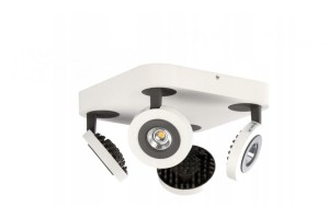 Lampa wewnętrzna / reflektor ENZO 4 KW biały / czarny  AZ0674 Azzardo