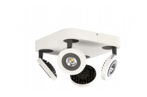 Lampa wewnętrzna / reflektor ENZO 4 KW biały / czarny  AZ0674 Azzardo