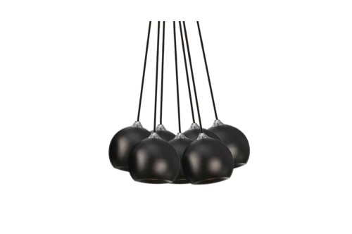 Lampa wisząca GULIA 7 czarna AZ0635 Azzardo