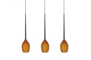 Lampa wisząca IZZA 3 bursztynowa AZ2322 Azzardo