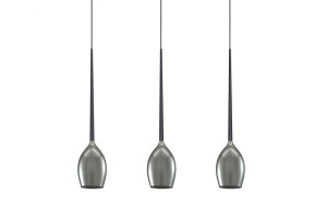 Lampa wisząca IZZA 3 dymione szkło AZ2937 Azzardo