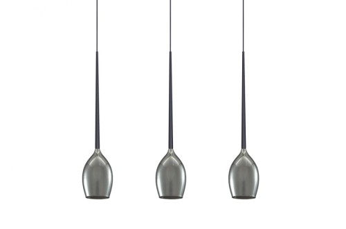 Lampa wisząca IZZA 3 dymione szkło AZ2937 Azzardo
