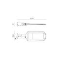 Oprawa uliczna LED VESPA 60W 6600lm 110lm/W barwa 4000K 