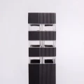 Słupek ogrodowy czarny aluminium 40cm Gu10