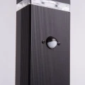 Słupek ogrodowy czarny aluminium 40cm Gu10 z czujnikiem ruchu