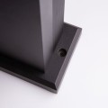 Słupek ogrodowy czarny aluminium 60cm Gu10 czujnik ruchu