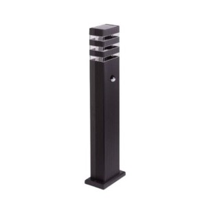 Słupek ogrodowy czarny aluminium 60cm Gu10 czujnik ruchu