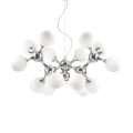 Lampa wisząca NODI SP15 BIANCO biały/chrom 082073 Ideallux