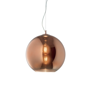 Lampa wisząca NEMO SP1 D30 RAME ze szkła o miedzianym kolorze 