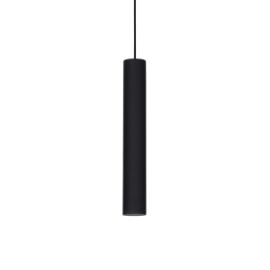 Lampa wisząca LOOK SP1 D06 NERO czarna pojedyncza rurka