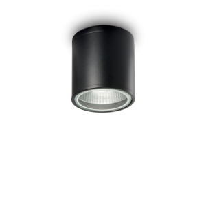 Lampa sufitowa GUN PL1 NERO czarna 122687 Ideallux