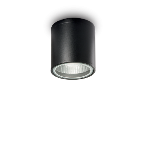 Lampa sufitowa GUN PL1 NERO czarna 122687 Ideallux