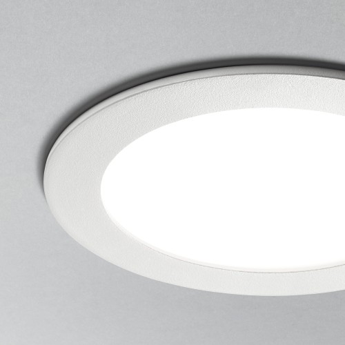 Lampa wpuszczana GROOVE 10W ROUND 3000K biały 123974 Ideallux