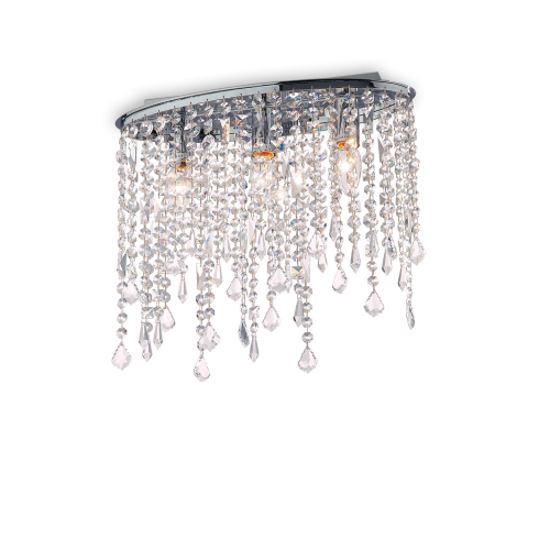 Lampa sufitowa RAIN PL3 chrom 008370 Ideallux