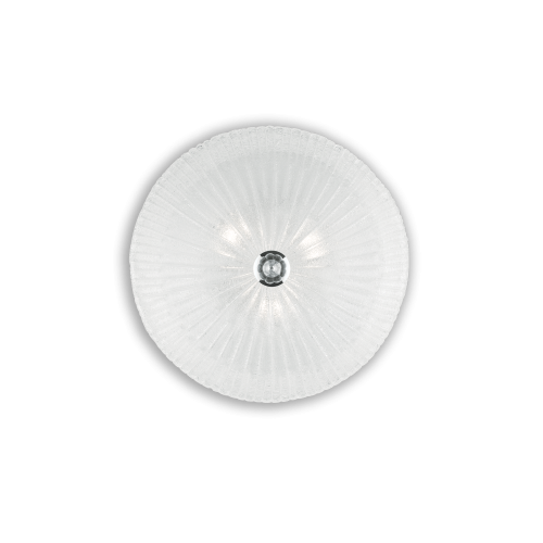 Lampa sufitowa SHELL PL3 transparentna 008608 Ideallux