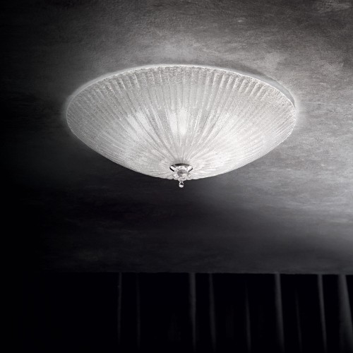Lampa sufitowa SHELL PL4 transparentna 008615 Ideallux