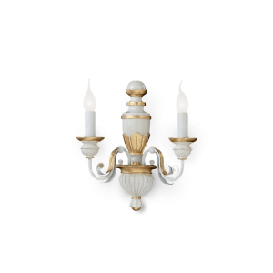 Kinkiet FIRENZE AP2 BIANCO ANTICO antyczna biel 012902 Ideallux