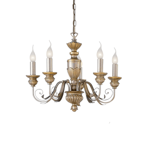 Lampa wisząca FIRENZE SP5 ORO ANTICO antyczy złoto 020822 Ideallux