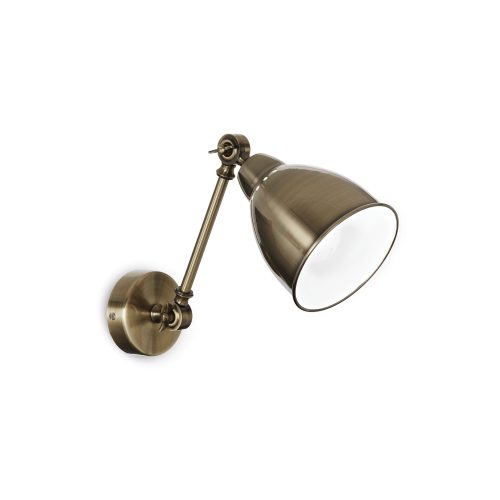 Kinkiet NEWTON AP1 BRUNITO antyczny mosiądz 027876 Ideallux