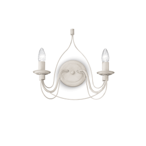 Kinkiet CORTE AP2 BIANCO ANTICO antyczna biel 028460 Ideallux