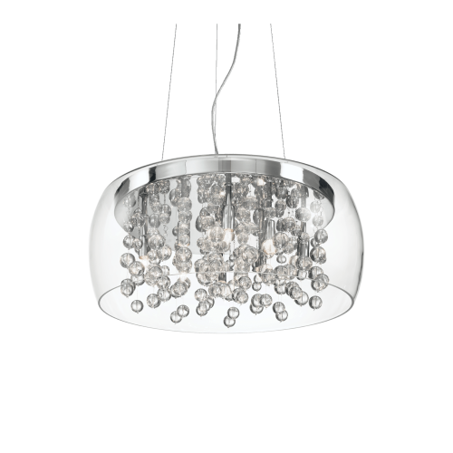 Lampa wisząca AUDI-80 SP8 TRASPARENTE transparentna 031750 Ideallux