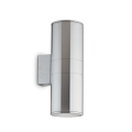Kinkiet zewnętrzny GUN AP2 BIG ALLUMINIO srebrna 033020 Ideallux