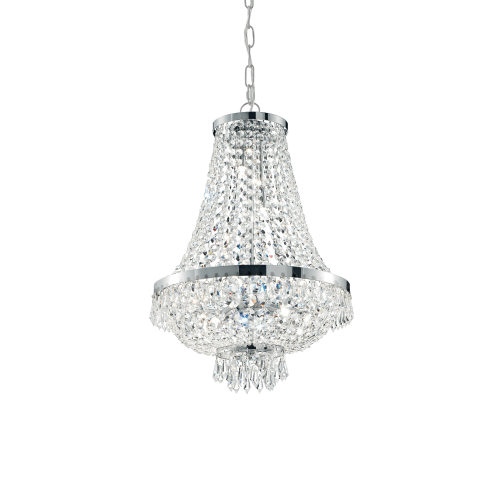 Lampa wisząca CAESAR SP6 CROMO chrom 033532 Ideallux