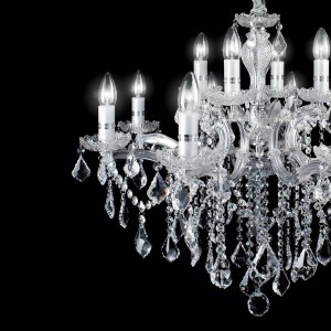 Lampa wisząca FLORIAN SP12 CROMO chrom 035604 Ideallux
