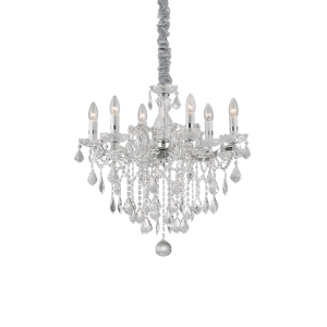 Lampa wisząca FLORIAN SP6 CROMO chrom 035628 Ideallux