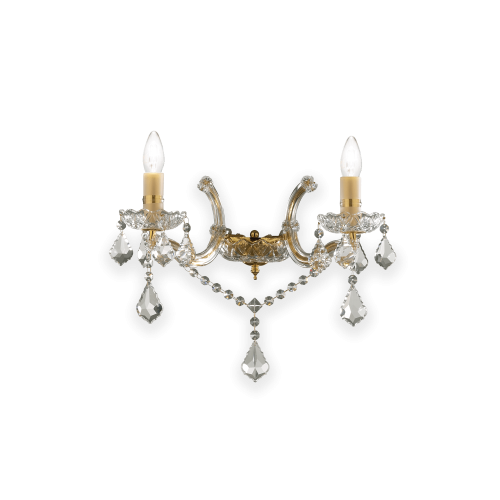 Kinkiet FLORIAN NAPOLEON AP2 ORO zloty 035659 Ideallux