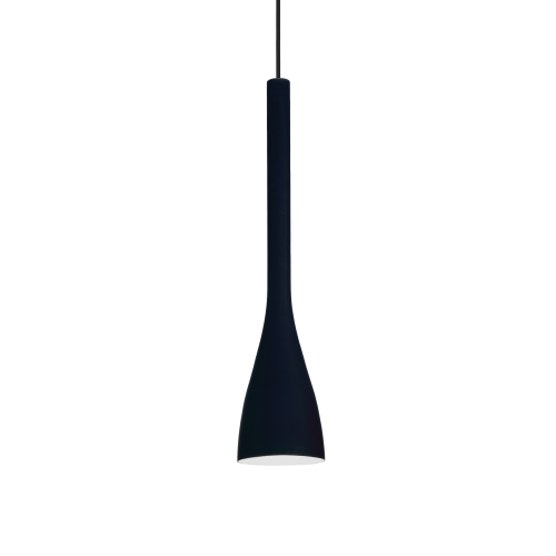 Lampa wisząca 	FLUT SP1 SMALL NERO czarna 035710 Ideallux