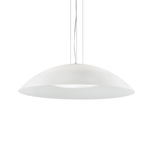 Lampa wisząca LENA SP3 D74 BIANCO biała 052786 Ideallux