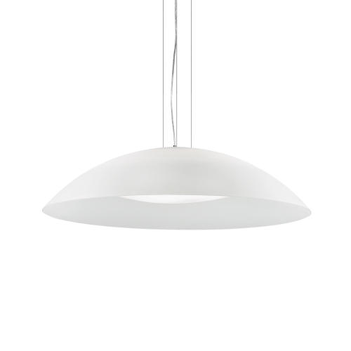 Lampa wisząca LENA SP3 D74 BIANCO biała 052786 Ideallux