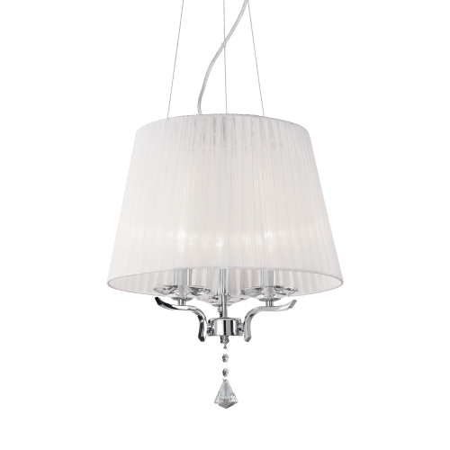 Lampa wisząca PEGASO SP3 BIANCO biała 059235 Ideallux