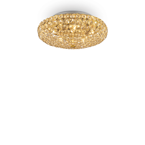 Lampa sufitowa KING PL5 złota 073187 Ideallux