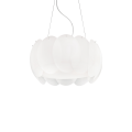 Lampa wisząca OVALINO SP5 biała 074139 Ideallux